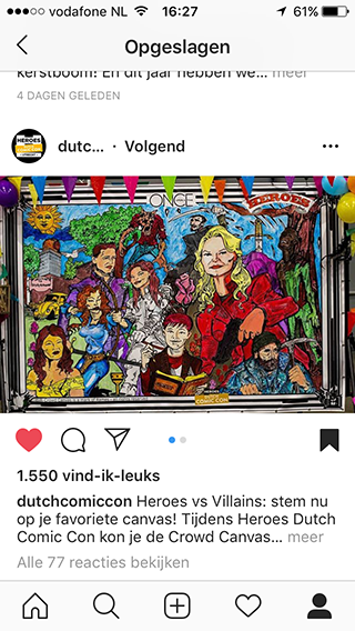 Dutch Comic Con Instagram